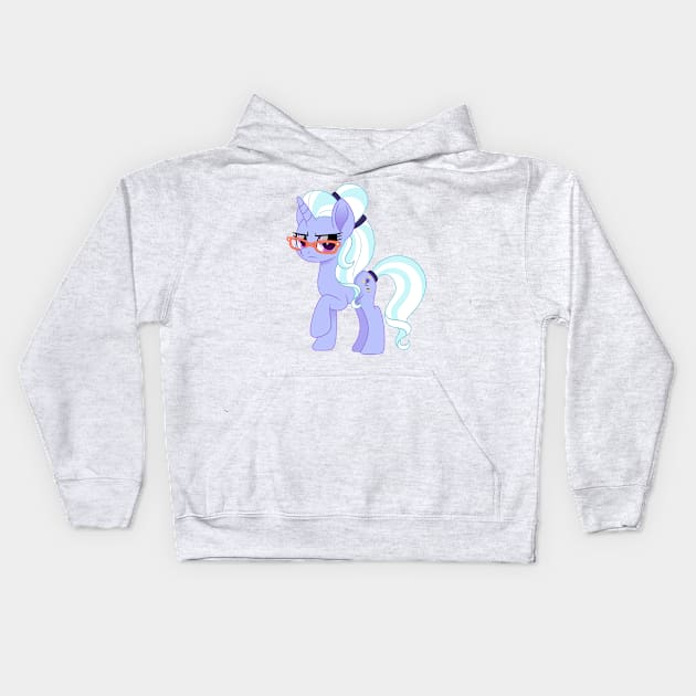 Sugarcoat pony Kids Hoodie by CloudyGlow